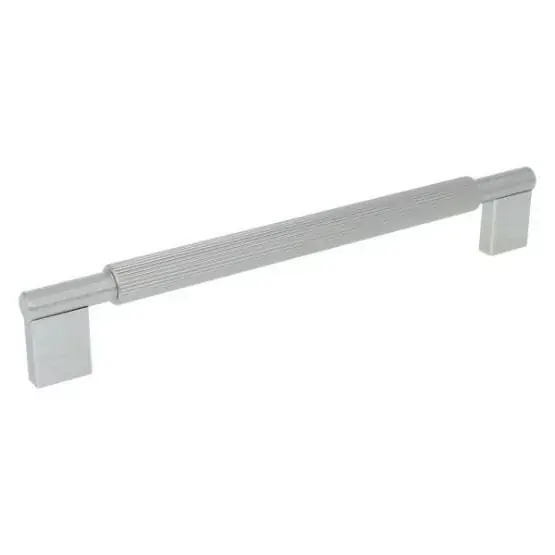 Betrouwbaar Meubelgreep geribbeld aluminium 320 mm rvs-look
