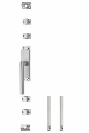 Beste Prijs Intersteel set kruk-espagnolet links Hoek 90° ø19mm incl stangenset 2x 1245mm rvs geborsteld