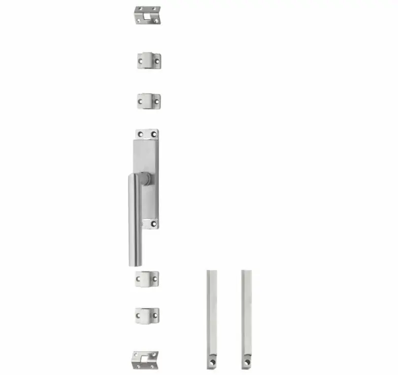 Beste Prijs Intersteel set kruk-espagnolet links Hoek 90° ø19mm incl stangenset 2x 1245mm rvs geborsteld