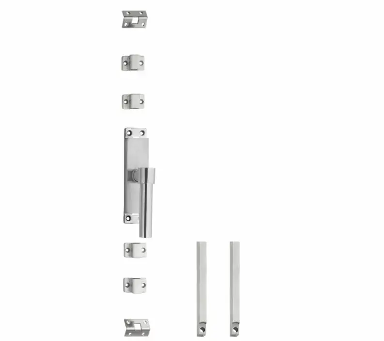 Intersteel set kruk-espagnolet rechts L-recht inclusief stangenset 2x 1245mm rvs geborsteld Hete Deal
