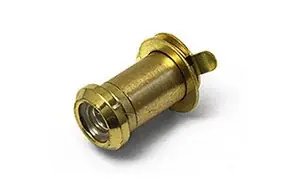 DX Deurspion 160 graden messing gepolijst Gecertificeerd