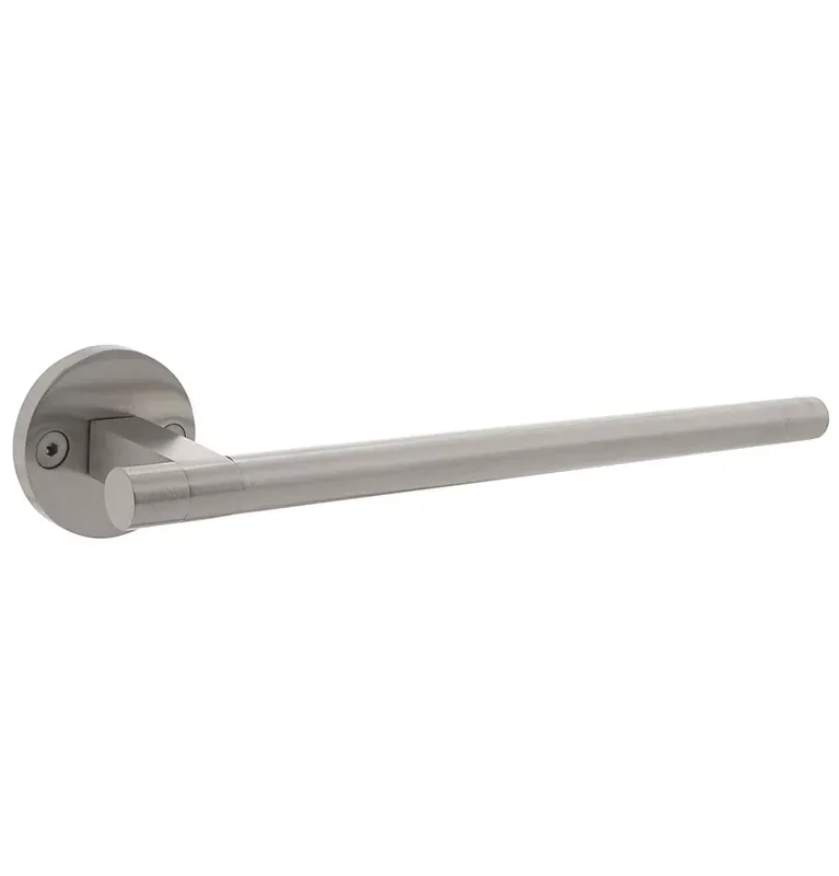 Exclusieve Aanbieding Intersteel deurklink Shiraat by Grand & Johnson op rozet éénzijdig verdekt links ø55x8mm rvs