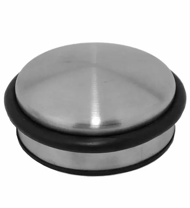 DX Deurstopper 92×40 mm vloermodel losse schijf rvs finish Actieprijs