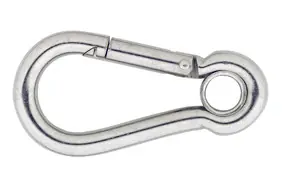 DX Karabijnhaak met kous C-DIN 5299 50×05 mm rvs AISI 316 Korting