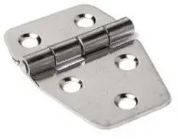 DX Klepscharnier rvs gepolijst vaste pen 40×55 mm Laatste Kans