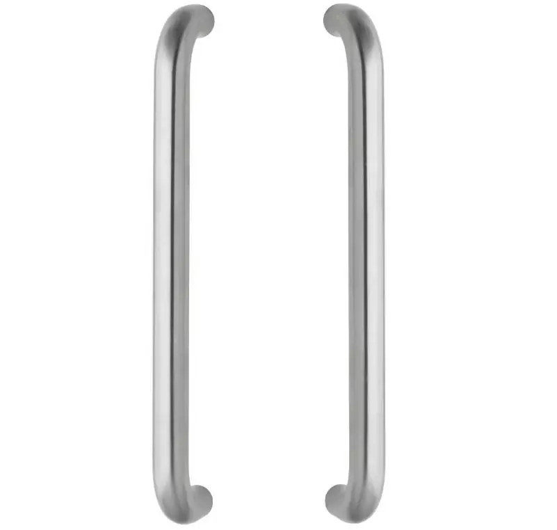 Hoge Kwaliteit Intersteel set deurgrepen U-vorm 830x80x30 HoH 800 mm rvs
