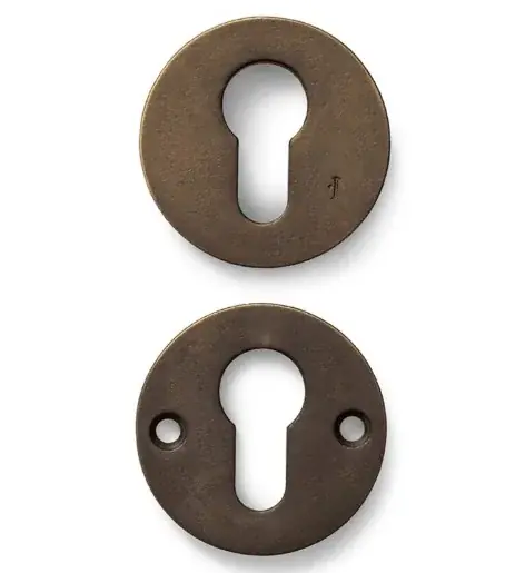 Veiligheidsrozet Jolie rond 52 mm antiek brons Fabrieksprijs