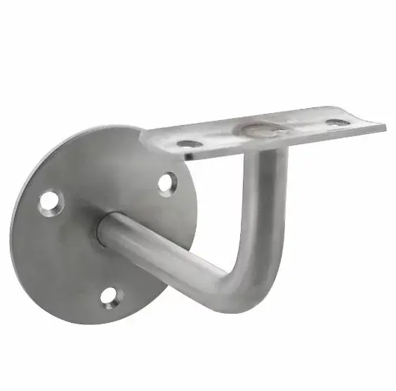 Beperkte Voorraad P+E Leuninghouder rond ø58mm opschroevend hol zadel rvs geborsteld