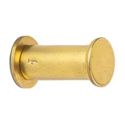 Alleen Vandaag Kapstokhaak Jolie Rieu rond 20 mm antiek goud