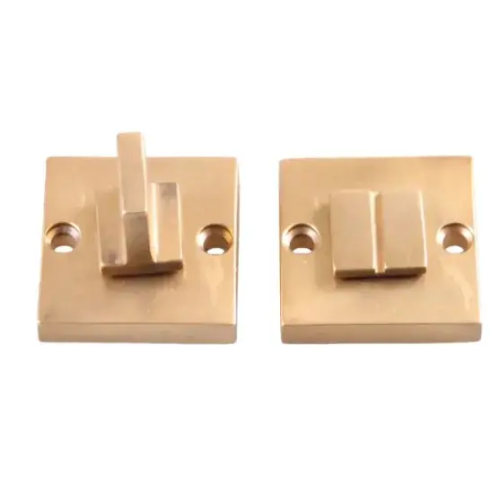 Toiletgarnituur Jolie vierkant 42 mm antiek goud Beperkte Voorraad