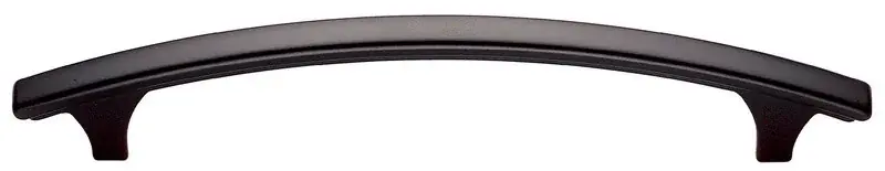 Gebogen greep zwart 128 mm Flitsaanbieding