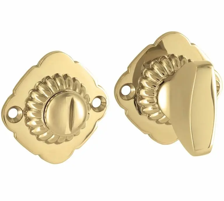 Nieuw WC-Sluiting 5-8 mm Elegant/Nouveau messing gelakt