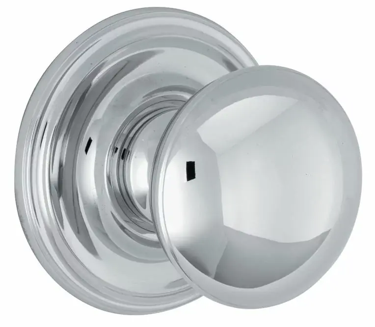 Voordeurknop Paddenstoel 90mm glans chroom Favoriet