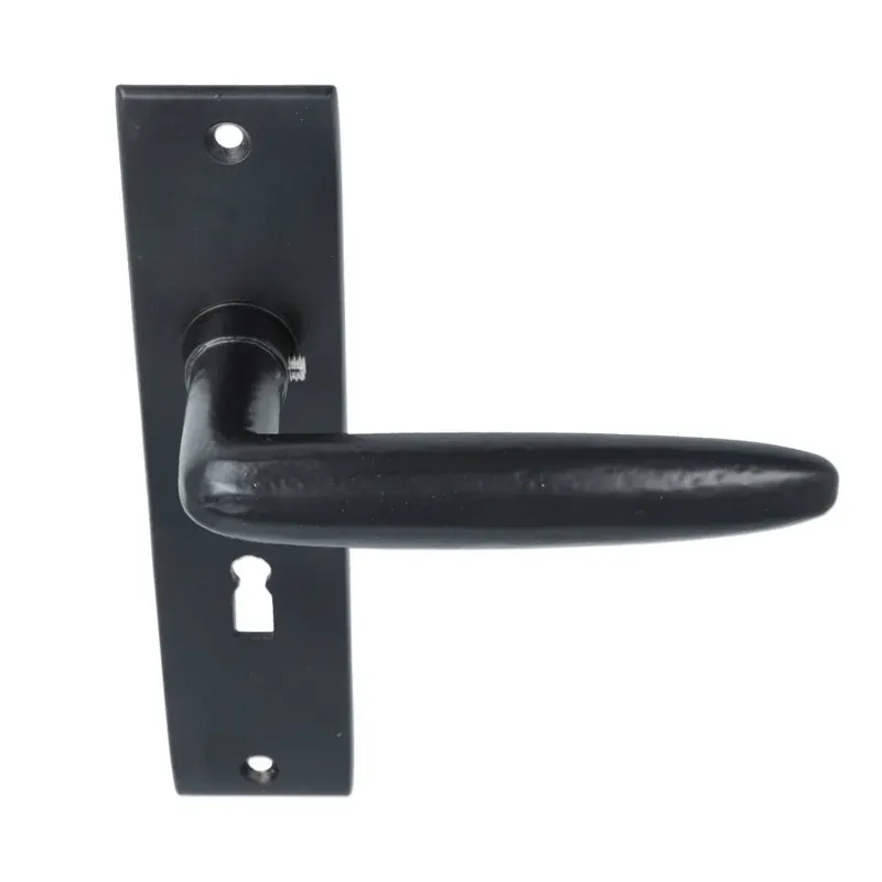 Flitsaanbieding Deurklink Mike ijzer zwart op Kortschild SL56