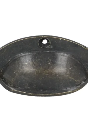 Komgreep massief messing antiek 74mm Beperkt Aanbod