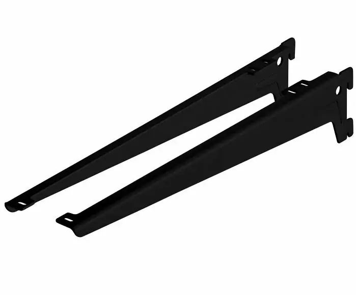 Hoeksteun 180 mm zwart gelakt Rechtstreeks Van De Fabrikant