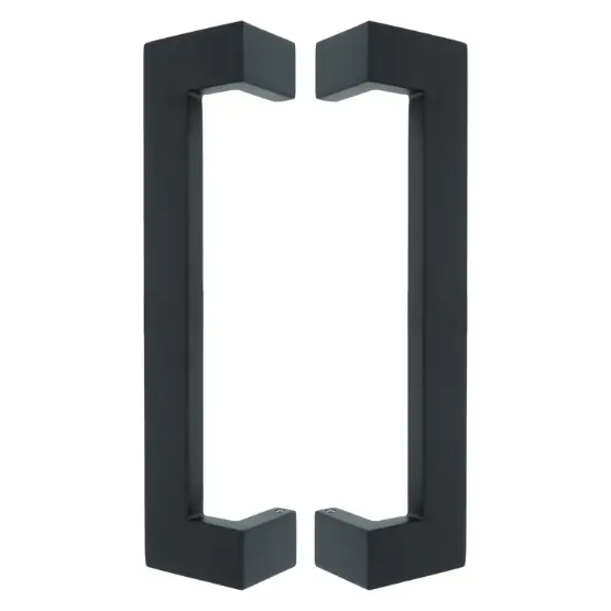 Populair Deurgreep Aerina dubbel 250mm mat zwart