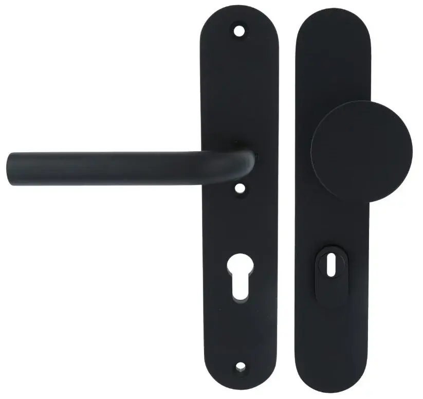 Nieuw Veiligheidsbeslag PC72 met kerntrek beveiliging BASICS LB60-50KT/LBIII-19 knop/kruk SKG3 zwart
