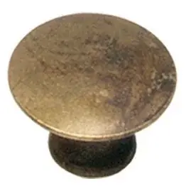 Exclusieve Aanbieding Intersteel knop glad rond 30 mm antiek