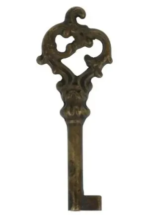 Sleutel messing antiek Louis XV Lage Kosten