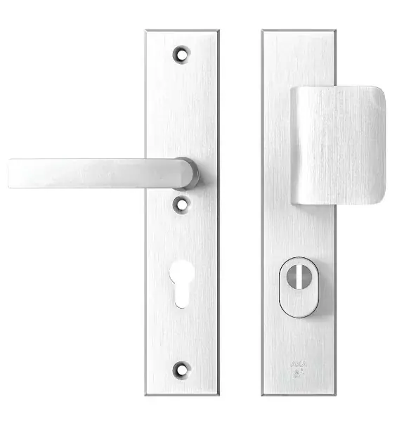 AXA Edge Plus veiligheidsbeslag PC72 met kerntrekbeveiliging D-greep/kruk SKG3 aluminium F1 Hete Deal