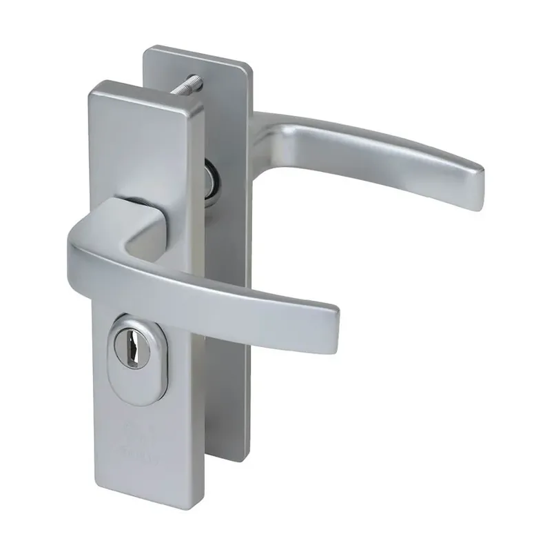 Nemef veiligheidsbeslag PC55 kortschild kruk/kruk 3407-II met kerntrek beveiliging SKG3 aluminium F1 Exclusieve Aanbieding