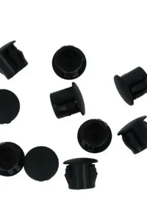Populair 10 Afdekkapjes voor deurkozijnen 9,5 X 11,9 zwart