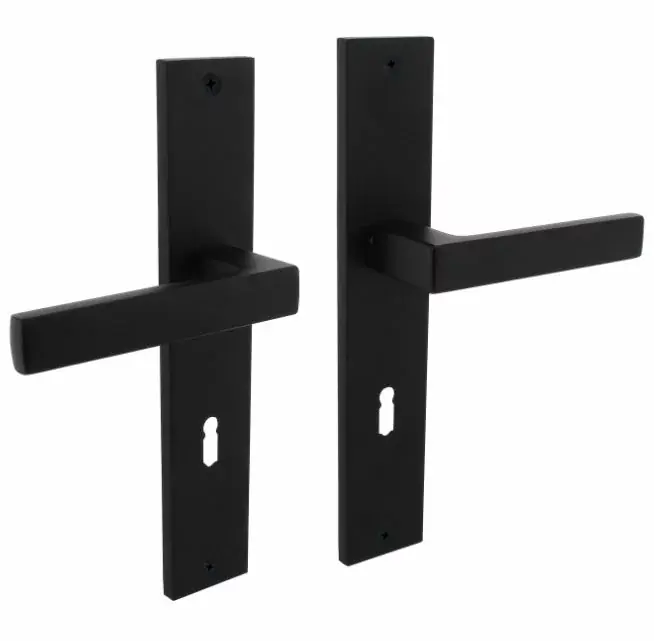 Intersteel deurklink Hera op langschild SL72 mat zwart Aanbieding