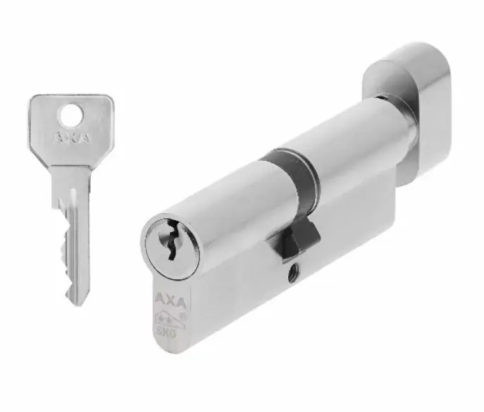AXA knop veiligheidscilinder Security K45/45 SKG2 Betrouwbaar