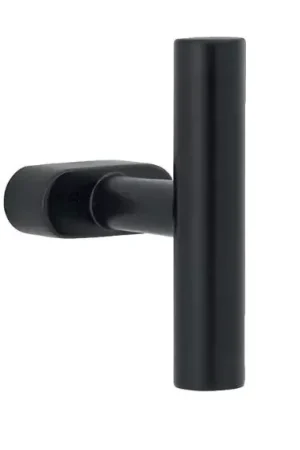 Betaalbaar Knop Staaf zwart 16 mm