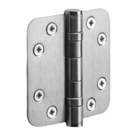 Kogellagerscharnier BASICS LBSA7676 ronde hoek rvs Korting