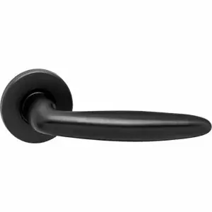 Intersteel deurklink Sigaar op rozet mat zwart Alleen Vandaag