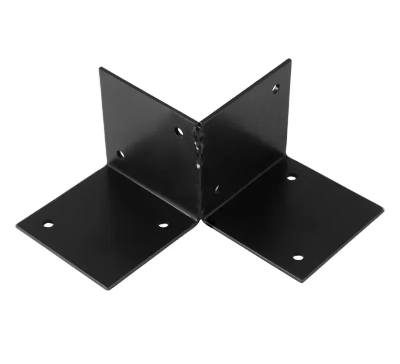 Starx paalverbinder type-SBO 90×90 mm zwart Fabrieksprijs