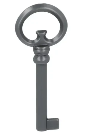 Op = Op Sleutel zamak ijzerkleurig 80 mm
