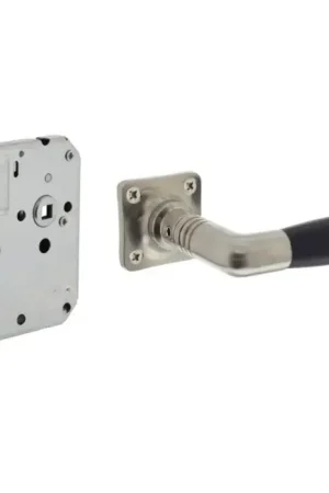 Beperkte Voorraad Intersteel deurbeslag set loopslot rvs + deurklink Ton basic nikkel mat