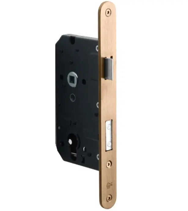Beperkt Aanbod FORMANI veiligheidsslot PC72 BASICS LBLSAY72 SKG2 afgerond met PVD licht bronzen voorplaat