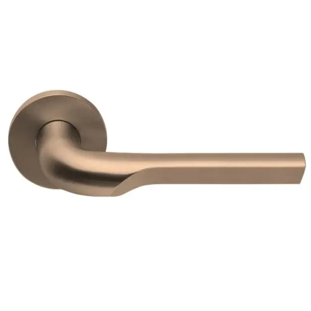 Koop Vandaag Deurklink RIVIO by Gensler GL100-G op rozet PVD licht brons