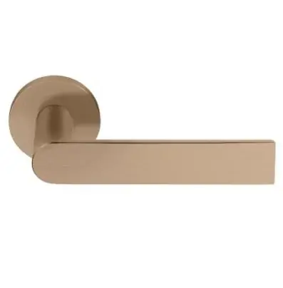 Enkele deurklink rechts PIET BOON ARC PBA100-G PVD licht brons Merkproduct