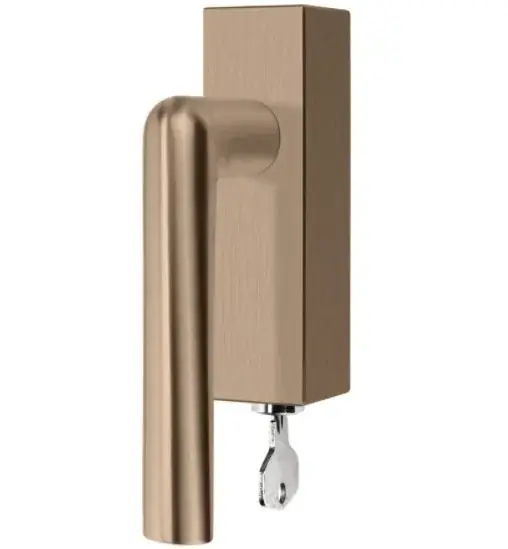Beste Prijs Draaikiepgarnituur PIET BOON INC PBI100-DKLOCK links PVD licht brons