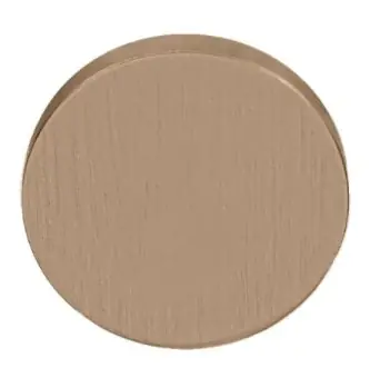 Express Levering Blind plaatje INC PBIB53 PVD licht brons