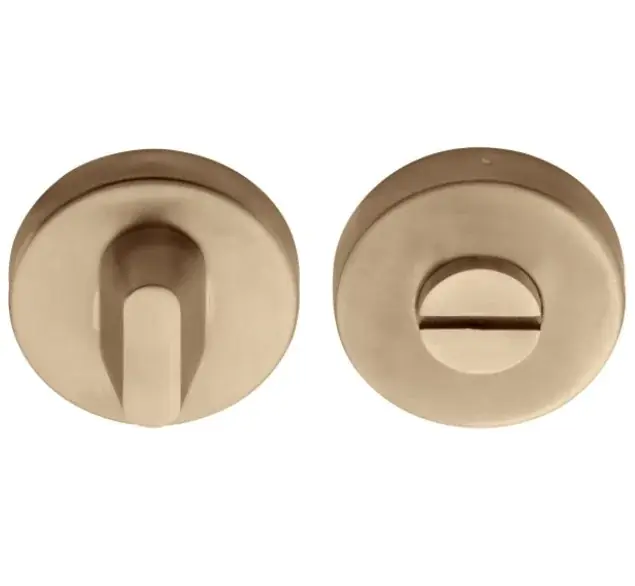 Toiletgarnituur blind BASICS LBWC50D 8 mm PVD licht brons Gecertificeerd