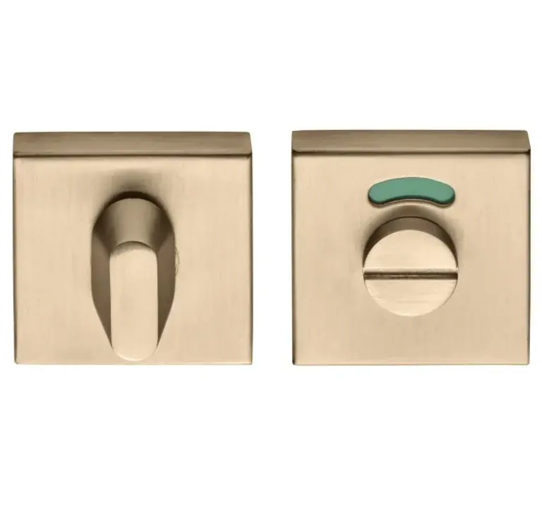 Toiletgarnituur BASICS BSQWC53 PVD licht brons Exclusieve Aanbieding