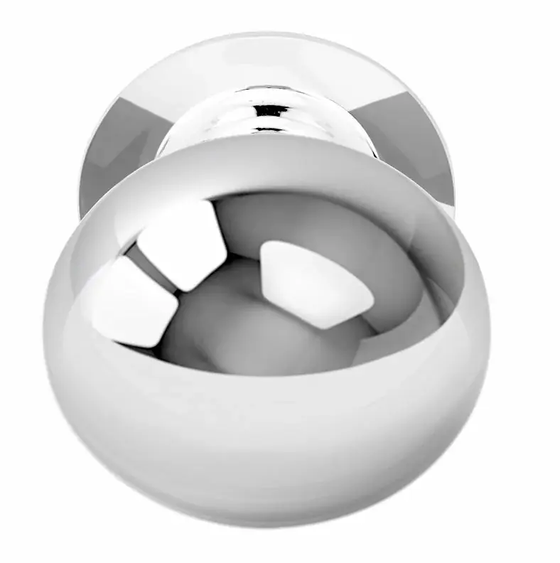 Op = Op Voordeurknop BASICS LB65V Vast op rozet rvs gepolijst