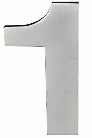 BASICS Huisnummer LBHN100-1 PVD mat rvs Must-Have