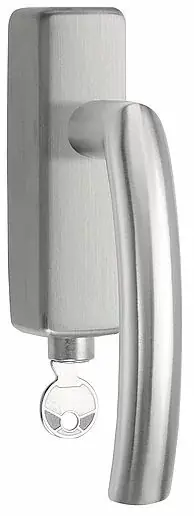 Flitsaanbieding Draaikiepgarnituur BASICS LBXIVDKLOCK-O links mat rvs