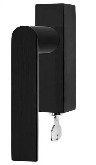 Draaikiepgarnituur PIET BOON ARC PBA101-DKLOCK links PVD zwart Rechtstreeks Van De Fabrikant