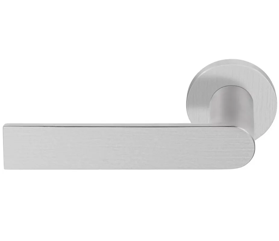 Enkele deurklink links PIET BOON ARC PBA101-G mat rvs Gecertificeerd