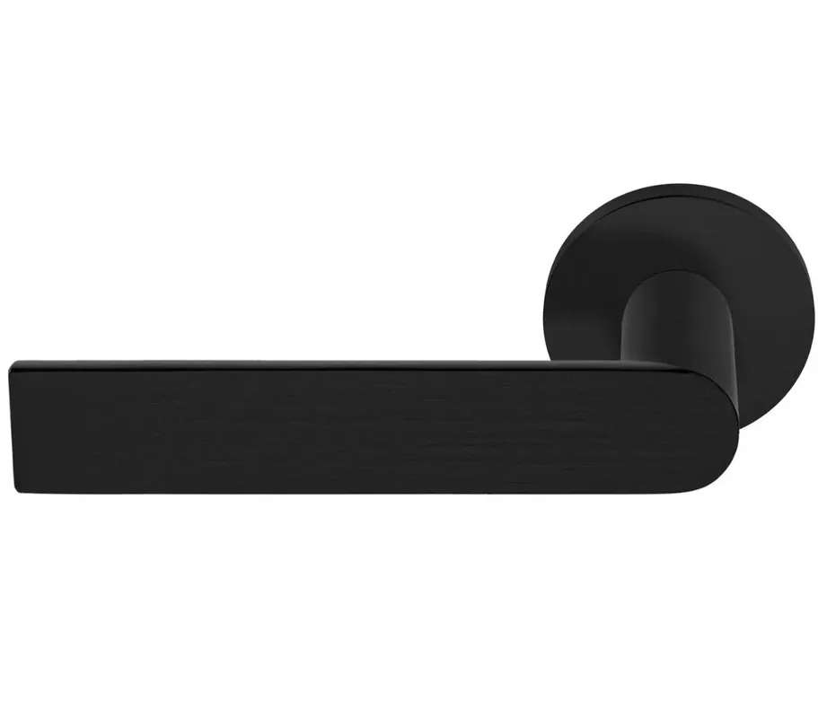 Enkele deurklink links PIET BOON ARC PBA100-G PVD zwart Rechtstreeks Van De Fabrikant
