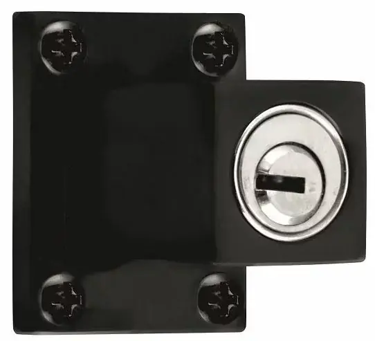 Bestseller E-Lock8 slot tbv espagnoletstang 8mm mat zwart