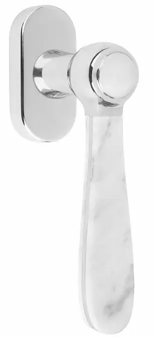 Draaikiepgarnituur BOSCO LZ100-DKO gepolijst rvs/marmer Weekendaanbieding